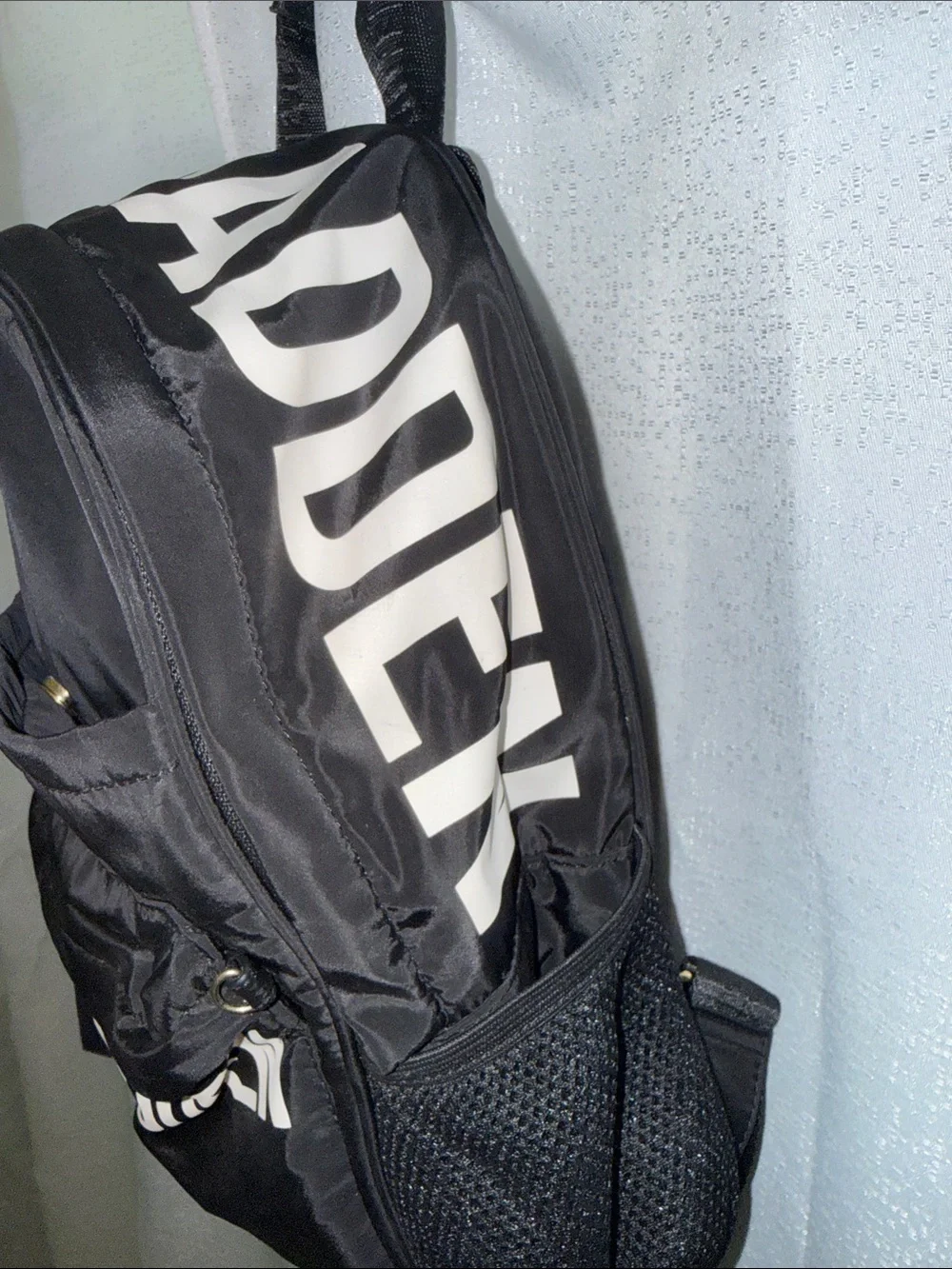 Steve Madden Black Logo Mini Backpack